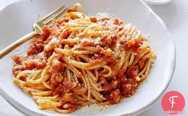 Linguine al Ragù di Pollo