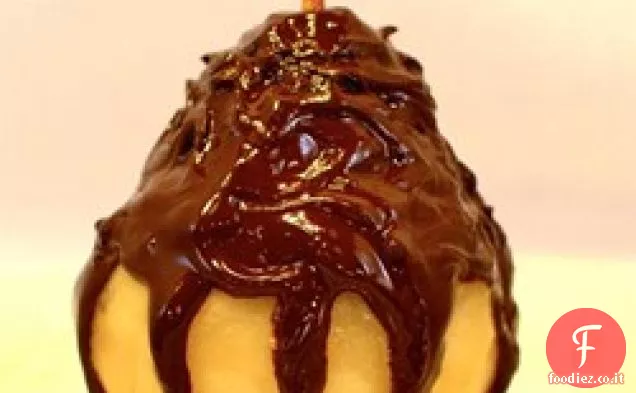 Pere ricoperte di Cioccolato