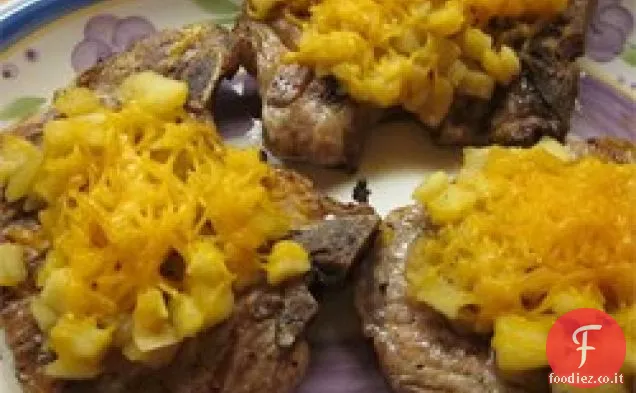 Braciole di maiale dolci e semplici