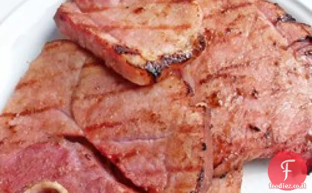 Bistecca di prosciutto in agrodolce