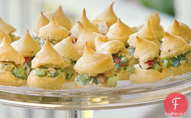 Insalata di pollo Sbuffi di crema