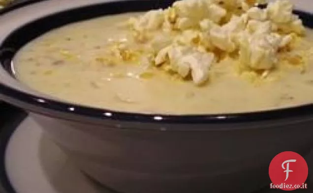 Zuppa di popcorn (zuppa di mais)