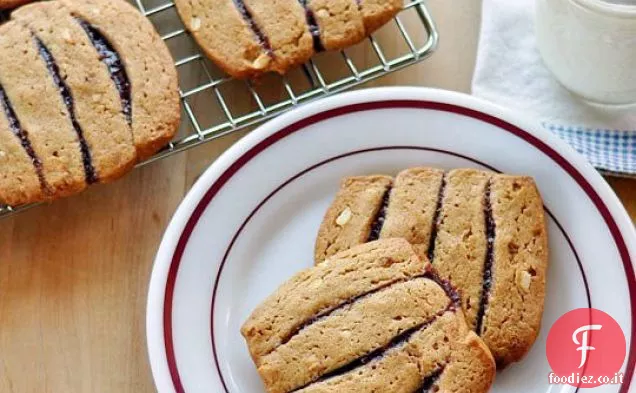 Biscotti al burro di arachidi e gelatina