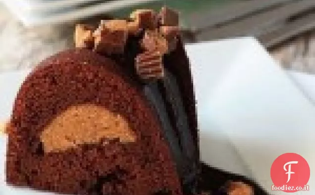 Cioccolato e burro di arachidi Bundt