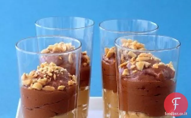 Parfait al cioccolato al burro di arachidi