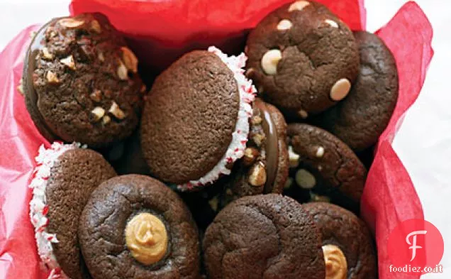 Biscotti al cioccolato al burro di arachidi