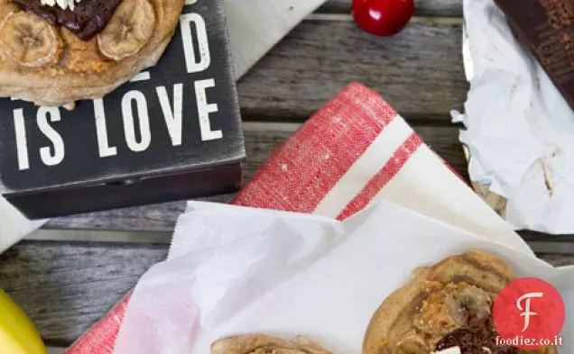 Pizze al cioccolato Burro di arachidi Banana