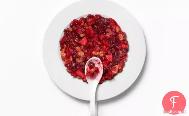 Torta di mele Salsa di mirtilli