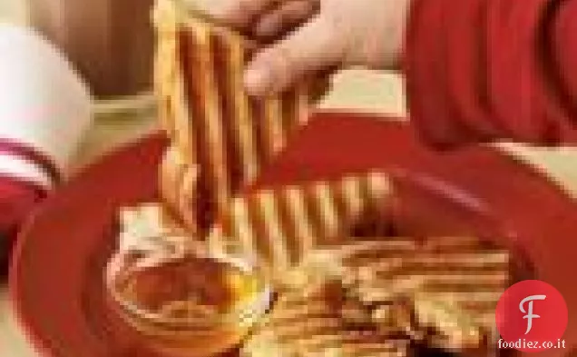 Panini al burro di Arachidi con Banane e Miele