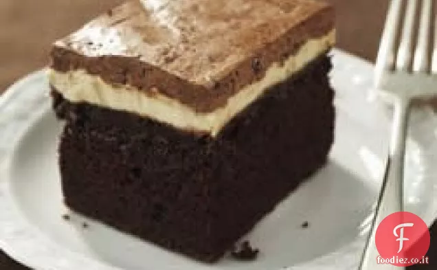 Torta al cioccolato e burro di arachidi