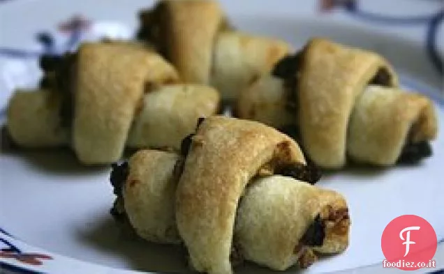 Rugelach senza zucchero