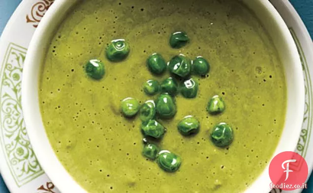 Zuppa di piselli refrigerata rapida