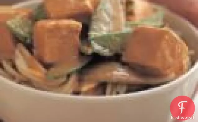 Tofu brasato di arachidi con Noodles