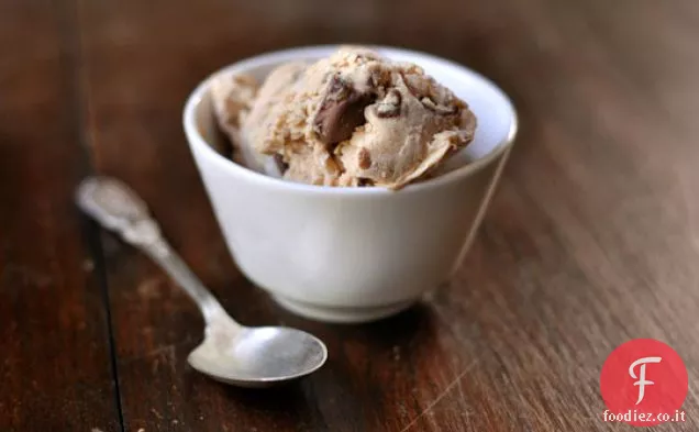 Gelato al burro di arachidi con pisello ricoperto di cioccolato di Trader Joe