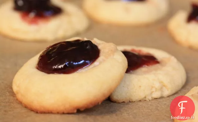 Biscotti al burro di arachidi e gelatina