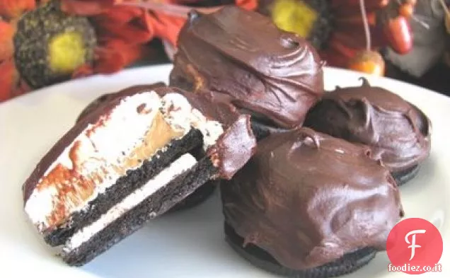 Burro di arachidi, Marshmallow, cioccolato coperto Oreos