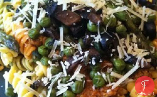 Pasta di Portobello agli asparagi