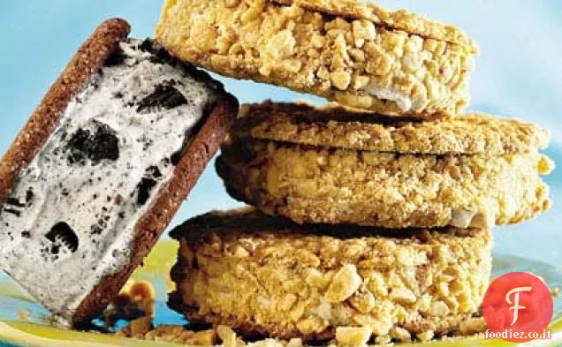 Facile Cioccolato-Menta Gelato Panini