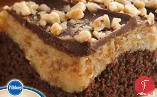 Burro di arachidi-toffee Cheesecake Brownies