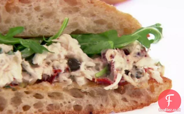 Panini con ippoglosso Mediterraneo