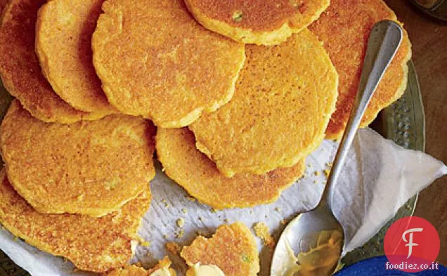 Torte di mais piastra