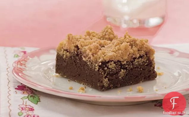 Burro di arachidi Streusel Brownies