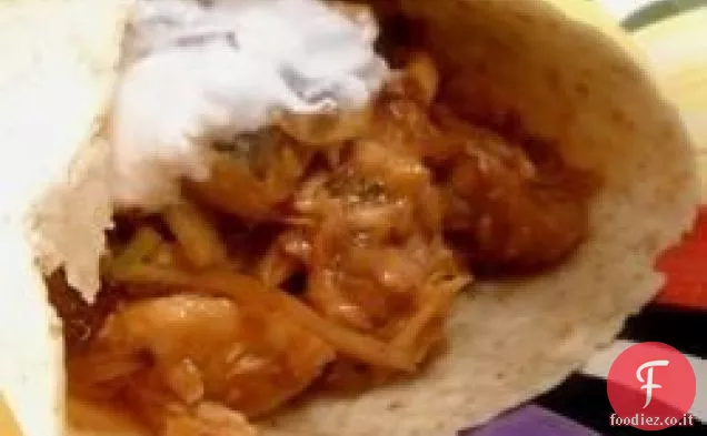 BBQ 'tirato' Panino al tonno