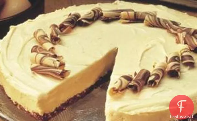 No-bake Burro di arachidi ' n cioccolato Cheesecake