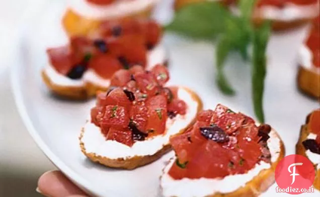 Bruschetta Ode-to-Chèvre