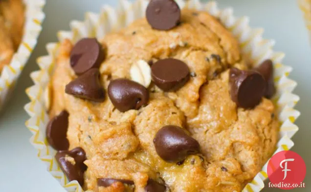 Muffin al cioccolato al burro di arachidi