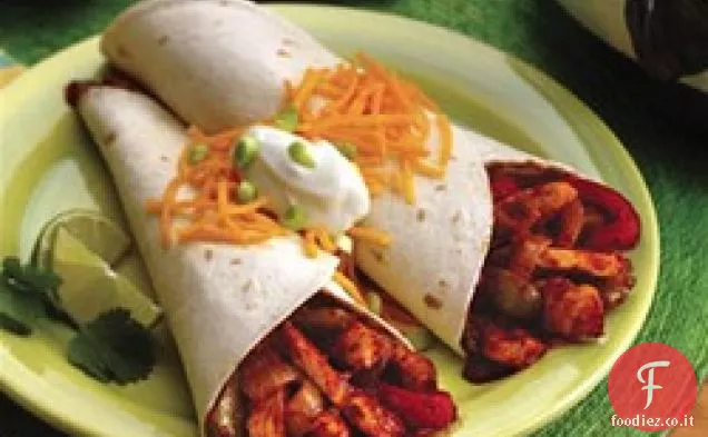 Suggerimento per le fajitas di pollo a fornello lento di Karen