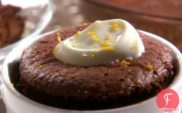 Budini di spugna al cioccolato