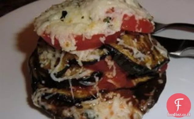 Alla griglia Portobello Funghi & melanzane Parmigiano Rounds