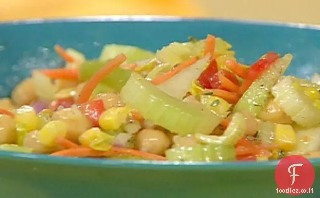 Insalata di Succotash di sedano