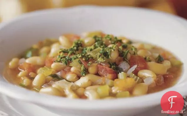 Zuppa di Fagioli Bianchi con Gremolata