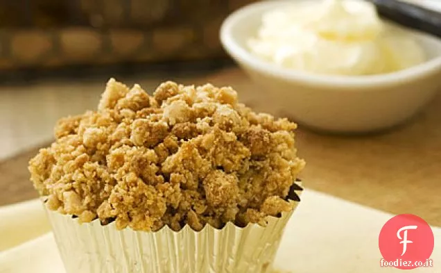 Muffin al mango Streusel di arachidi