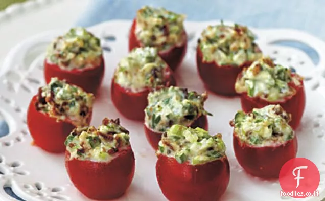 Bocconcini di pomodoro e pancetta