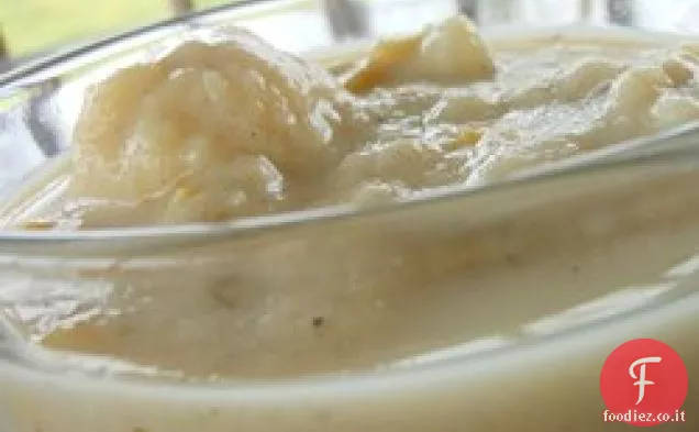 Strofinare Noodle Zuppa di patate