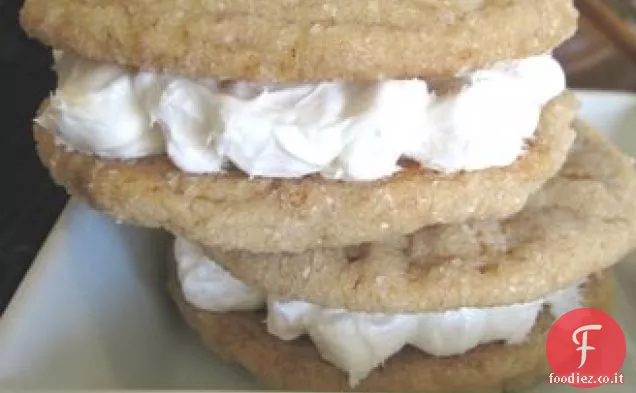 Biscotti al burro di arachidi e panini