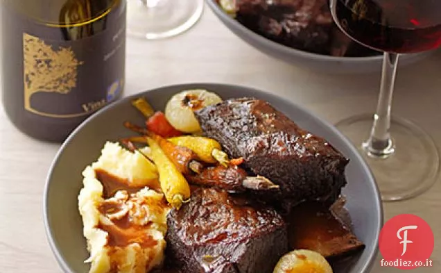 Costine Speziate con Carote arrosto e Cipollini