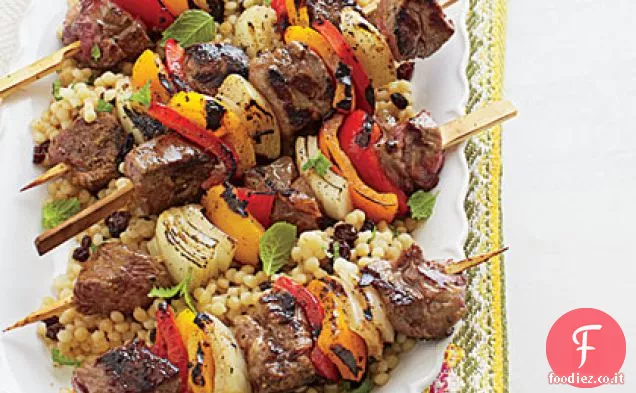 Spiedini di agnello stagionati