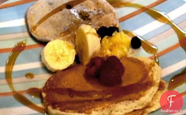 Frittelle di Ricotta al limone con Cagliata al Limone e Lamponi freschi