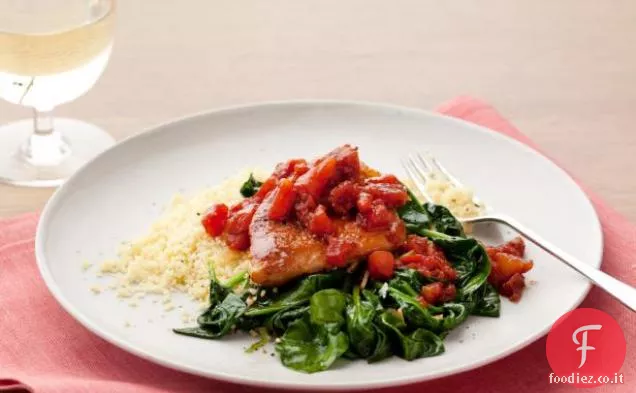 Pollo Balsamico con Spinaci Baby