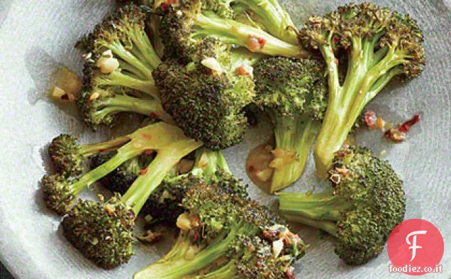 Broccoli arrostiti con Aglio e Acciughe