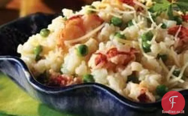 Risotto all'Aragosta con Piselli