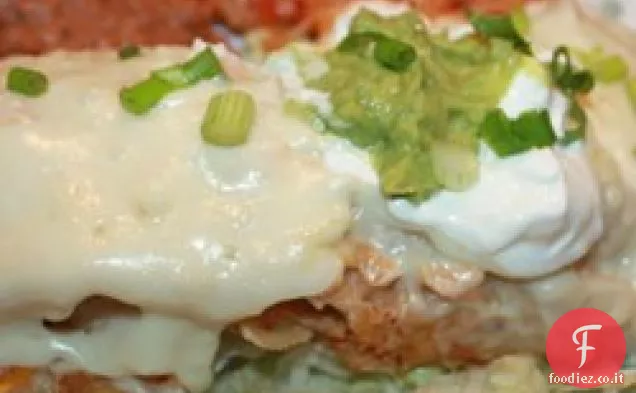 Enchiladas di pollo bianco facile