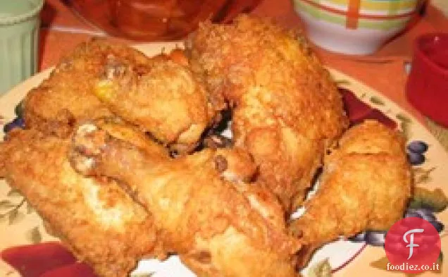 Il pollo fritto vecchio stile di mamma