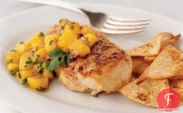 Pollo giamaicano con salsa di Mango