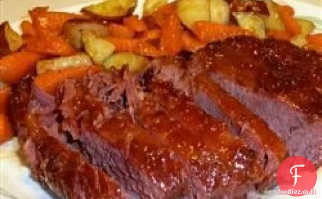 Carne in scatola glassata