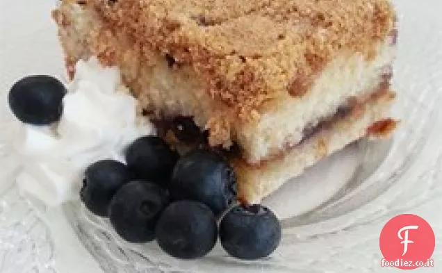 Torta di caffè al mirtillo con panna acida